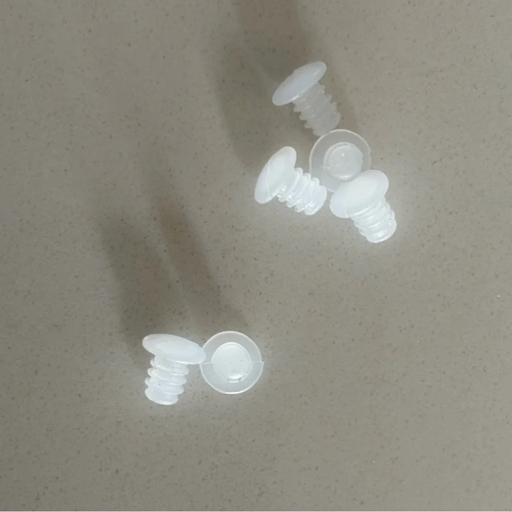 IKEA 115339 Small Plastic Bungs Plugs Fillers Furniture Hardware x6 HEMNES